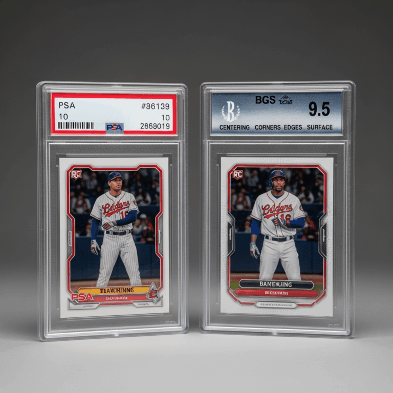 Professional photograph related to: PSA vs BGS Grading — Which Service Is Better for Your Cards?. Hi